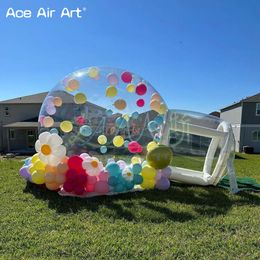 Wholesale Factory Inflatable Bubble House Tent Clear Dome Tent Igloo Bubble Tent with Blower for Outdoor Backyard Party