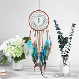 Garden Decorations Handmade Style For Home Wall Hanging Decoration Dreamcatchers Beads Feathers Large Wind Chimes R230613