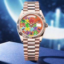 relogio masculino diamond mens Watches luxury Watch fashion Dial Calendar gold Bracelet Folding Clasp Master Male gifts couples Watches designer wristwatches