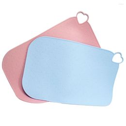 Table Mats Excellent Bowl Mat Cute Heart Decor Waterproof Toddlers Kids Oblong Shape Children Placemat Household Supplies