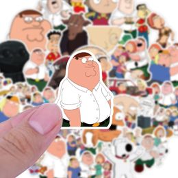 Kids Toy Stickers 1050100Pcs Cartoon Funny Family TV Series Comedy Peter DIY Deco Graffiti For Luggage Laptop Skateboard Toys Gift 230613