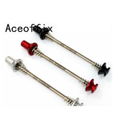 Bike Groupsets Aceoffix for Brompton Folding Bicycle Litepro Skewer Front and Rear Hub 7075 AL Quick Release 230612