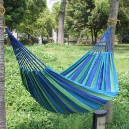 Hammocks Double Persons Hammock Outdoor Leisure Bed High Load-Bearing Hanging Bed Swing Hammock For Camping Hunting R230613