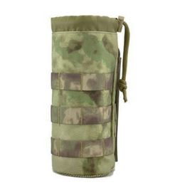 Tactical Waist packs 1000D Outdoor Cycling Hiking Nylon Fabic Cantee Hunting Kettle Pouch Water Bottle Molle Bag FG ATACS6291908242q