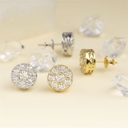 New Fashion Earrings 925 Silver Earrings 4mm Round Moissanite Diamond Earrings Studs Nice Gift for Men Women