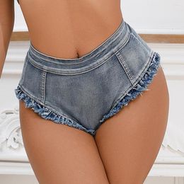 Women's Shorts Women Sexy Denim Jeans For Girl High Waist Bootyshorts Beach