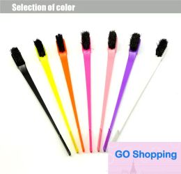 Double Sided Edge Brushes Hair Comb Hair Styling Hairdressing Salon Hair Comb Brushes Eyebrow Brush 50pcs Top Quality