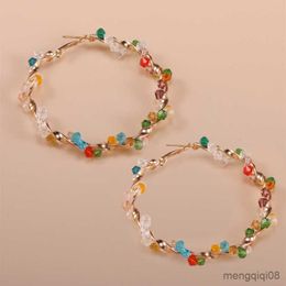 New Cute Romantic Ethnic Jewellery Earrings for Women Trendy Large Size Earring Resist Oxidation R230613