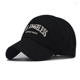 Ball Caps Letter Baseball Cap Men LOS ANGELESS Embroidery Trucker Hats For Hiphop Summer Outdoor Casual Snapback Women