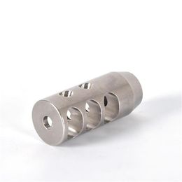 Stainless Steel 58x24UNEF Thread 308762 Short Competition Muzzle Brake3971795262W