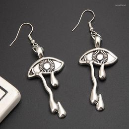 Dangle Earrings Gothic Punk Blood Eye Earring Jewellery Design Dark Art Aesthetic For Alternative Girl DIY Goth Mystical Gifts