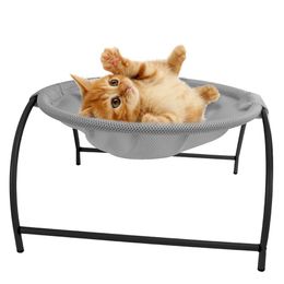 Mats Luxury Cat Hanging Bed House Round Soft Hammock Cozy Rocking Chair Detachable Pet Pad Cradle Nest Mat For Small Dog Four seasons