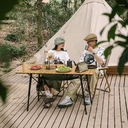 Camp Furniture Outdoor Garden Aluminium Retractable Lightweight Folding Table Beach Barbecue Picnic Hike Camping Portable Dining Floor