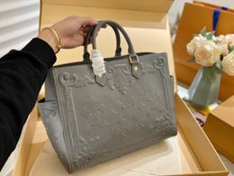 Designer SAC PLAT handbag Castle relief Large Capacity Embossed Tote Bag Famous Brand Bag Shoulder Bag Unisex Bags