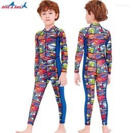 Women's Swimwear Full Body Rash Guard Dive Skins Wetsuit Swimsuit Snorkel Bathing Suit For Boys Girls Kids One Piece Sunsuit UPF50 3-10T