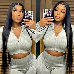 13x6 HD Lace Frontal Wig Straight Human Hair Wigs 13x4 Transparent Lace Front Wigs 200% Density Human Hair 5x5 Lace Closure Wigs