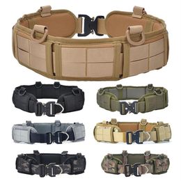 Outdoor Sports Airsoft Ammo Belt Tactical Molle Belt Army Hunting Shooting Paintball Gear NO10-205302c2096