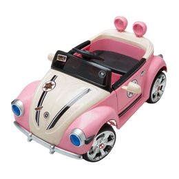 Children's Electric Dual Drive Gaming Car Cute Princess 4 wheel Outdoor Toy Vehicle Baby Car Ride on Motocicletas