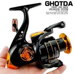 Baitcasting Reels Metal Spool Spinning Fishing Reel 10007000 Series Wheel 121BB 52 1 Tackle Pesca Carrete Carp Feeder 230613