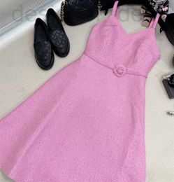 Urban Sexy Dresses Designer Chan 2023 spring summer dresses for women new sexy Tube top dress dinner designer Party fashion top-grade tweed skirt birthday gift D90X