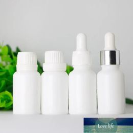 Quality White Porcelain Glass Bottles 15ml Pipette Dropper Essential Oil Container 0.5OZ Empty Juice Bottles 468pcs/Lot Free Shipping
