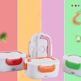 1pc Household Electric Lunch Box Food Warmer Upgraded 40W Home Portable Food Warmer Heater Compartment Container Lunch Box