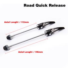 Bike Groupsets A Pair Road Hub Aluminium Alloy Skewers Ultralight Quick Release Useful Bicycle Cycling 230612