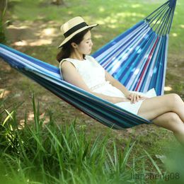 Hammocks Standard Single Hammock Garden Portable Travel Sleeping Outdoor Furniture 200*80cm R230613