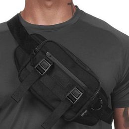 Fashion Chest Rig Bag For Men Waist Bag Hip hop Streetwear Functional Tactical Sports Vest Chest Mobile Phone Bags Male Fanny Pack2020