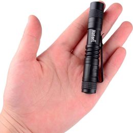 Super Small Mini LED Flashlight BatteryPowered Handheld Pen Light Tactical Pocket Torch with High Lumens for Camping Outdoor E6360320b