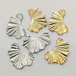 Lockets Arrival 32x22mm 100pcs Brass Pendants Copper Leaf Charm For Handmade NecklaceEarring DIY Parts Jewellery Findings Components 230612