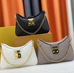 Womens Designer Handbags Woman Underarm Shoulder Bags Genuine Leather Chain Flap Shoulder Bags For Ladies Fashion Purse