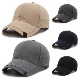 Ball Caps Trendy Baseball For Women Men Casual Simple Korean Version Pure Colour Sun Hat Outdoor Male All-match Sunshade Peaked Cap