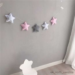 Garden Decorations Style Children Room PropsHome Garden Decoration Crafts Pendants Stars And Moon String Decoration baby shower Ornament R230613