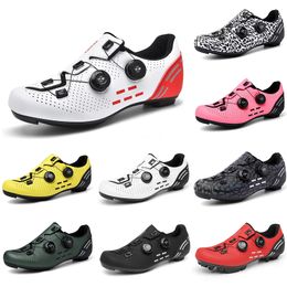 2023 running lock shoes man Black Red White Green Grey Yellow Pink mens trainers outdoor sports sneakers