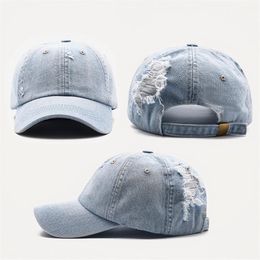 2021 Men's and Women's Baseball Caps Wearing Faded Looking Cowboy Baseball Caps Fashion Personality Pointed Hats310C
