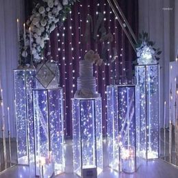 Party Decoration 5pcs/set) No Light Including Selling White Display Metal Round Wedding Stage Backdrop Stand Yudao638