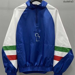 Italys blue soccer tracksuits windbreaker 2023 Italian SCAMACCA IMMOBILE CHIESA football jackets RASPADORI JORGINHO BARELLA BASTONI FRATTESI Maglia ANZR