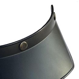 Motorcycle Helmets Helmet Visor Lens 3 Snap Button Accessories Retro Open Face Goggles For Black 23x14.5x5.2cm