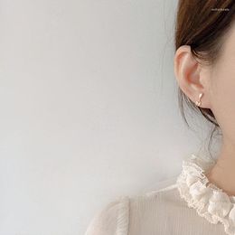 Stud Earrings Cute Mini Enamel Spoon&Fork Creative Asymmetric Fresh Silver Colour Gift Korea Jewellery