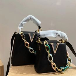 Designer Women Bag Evening Handbag Genuine Leather Handle Handbags Shoulder Tote Purse Crossbody Mini Black Pink Wallet Chain Bags totes