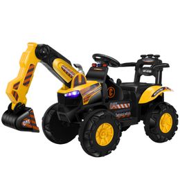 Children's Electric Excavator Car Boy Beach Outdoor Toy Gaming Car Off-road Vehicle Excavator Electric Vehicles for Kids Ride On