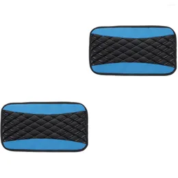 Car Seat Covers 2 Count Luggage Cover Console Pad Auto Arm Rest Upholstered Cushion Armrest Pads