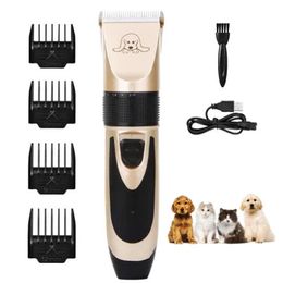 Trimmers Dog Clipper Dog Hair Clippers Grooming (Pet/Cat/Dog/Rabbit) haircut Trimmer Shaver Set Pets cordless Rechargeable Professional