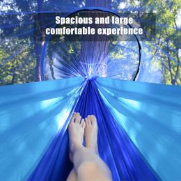 Hammocks Outdoor Easy Setup Travel portable Hammock net double person foldable separating bed net Hammock included
