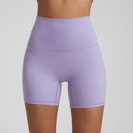 Active Shorts Buttery Soft Biker Women 5'' Booty Workout No Front Seam High Waist Yoga Running Gym Spandex Compression