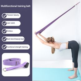 Resistance Bands 1 Pcs Yoga Fitness Stretching Multifunction Movement Soft Opening Splits Split Trainer Tension Rope Ligament 230612