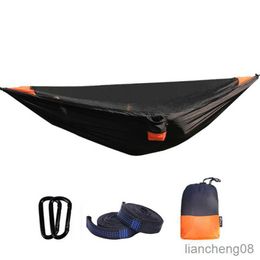 Hammocks Ultralight Outdoor Hammock With Anti Net Detachable Travel Camping Person Tent Backyard Hammock R230613