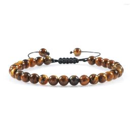 Strand 14 Styles Tiger Eye Stone Bracelets Beaded Handmade Rope Braided Bracelet For Women Men Friends Gifts Couples Jewelry Pulseras