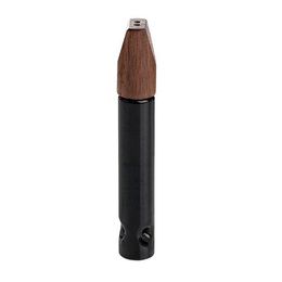 Latest Smoking Natural Wood Mini Hitter Pipes Colourful Pyrex Thick Glass Philtre Catcher Taster Bat Mouthpiece Portable Dry Herb Tobacco Cigarette Holder Tips